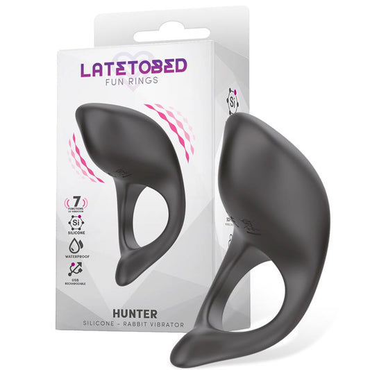 Hunter Vibrating Cock Ring USB Waterproof Silicone