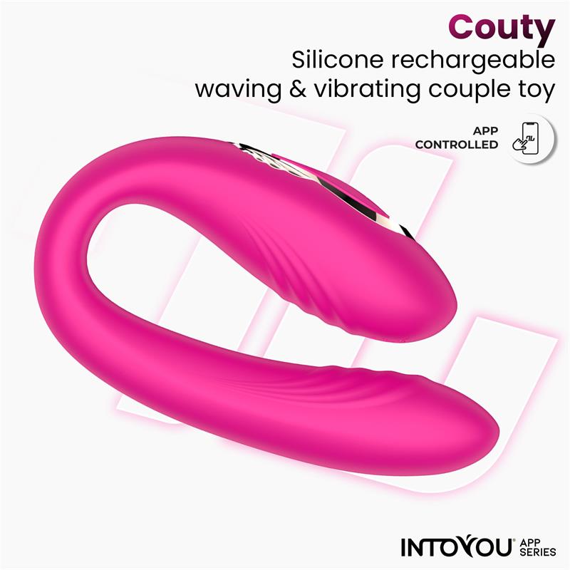 Couty Couples Toy 360º Oscilation with APP