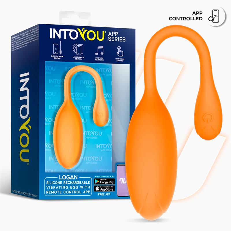 Logan Vibrating Egg with App Unibody Orange