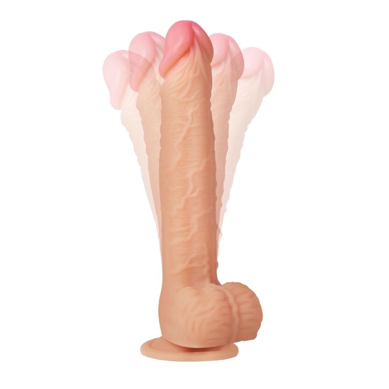 Magnus 30 Realistic Vibrating and Rotating Dildo Remote Control Liquid Silicone