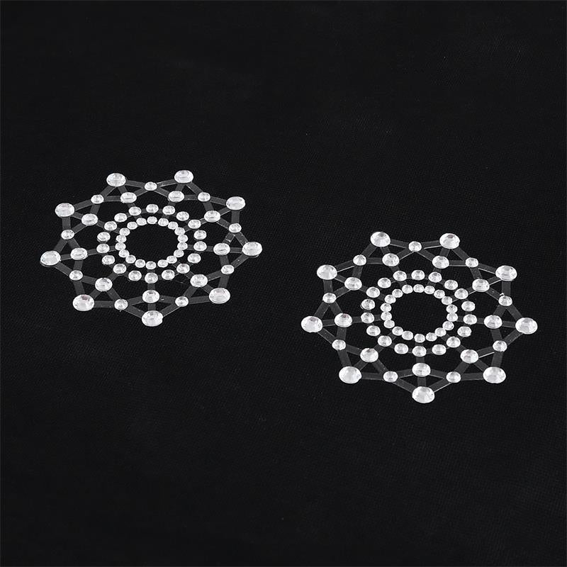 Snowflake Nipple Covers White