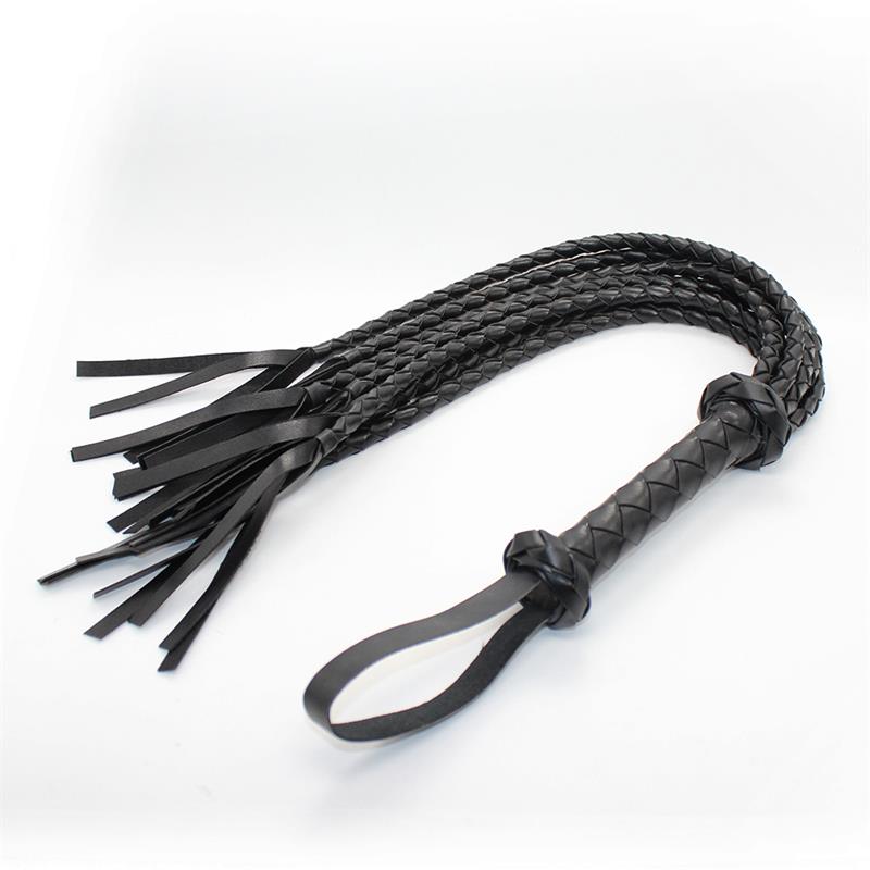 Braided Flogger 75 cm Black