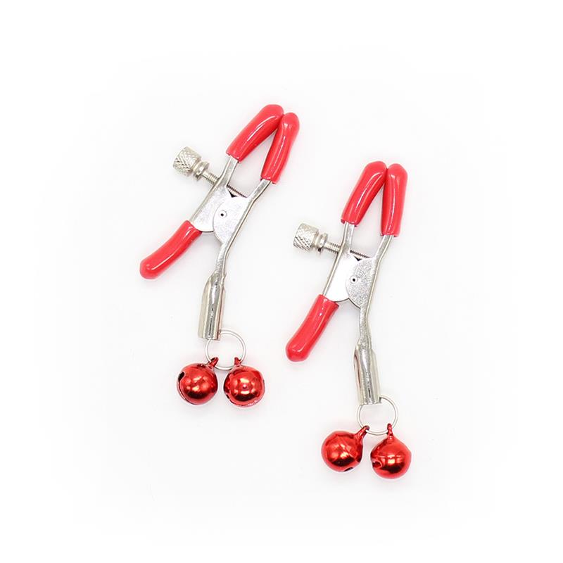 Nipple Clamp with Bell Metal Red