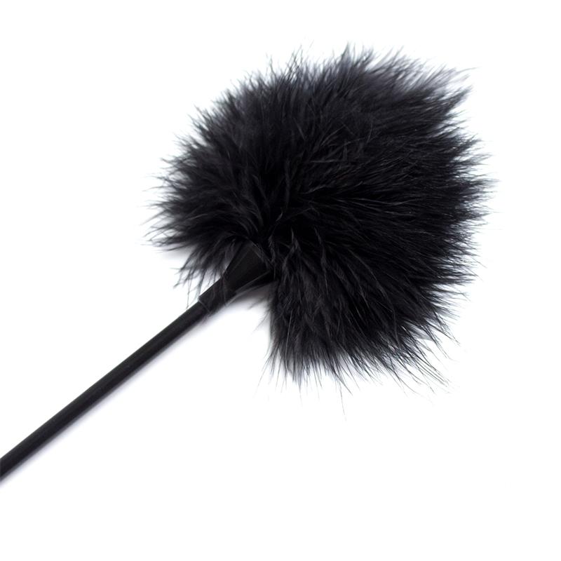 Feather Tickler 40 cm Black