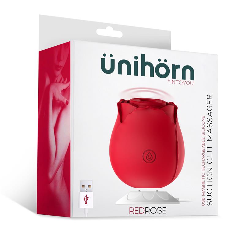 Redrose Clitoris Sucker with Magnetic Base USB Silicone