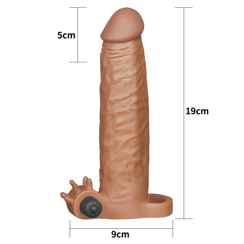 Penis Sleeve Pleasure X Tender Brown Add 2