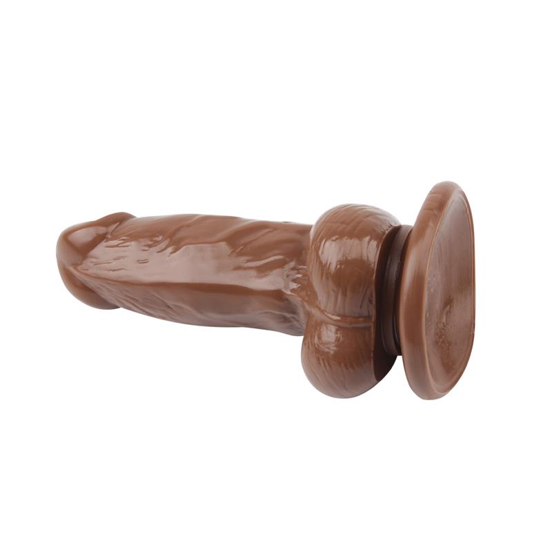 Dildo Jumbo Jack 6 Vibrating Dildo Brown