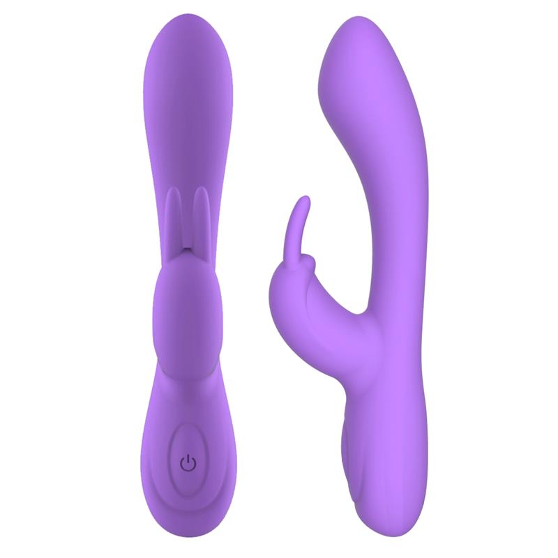 Mauve Mauve Liquefied Silicone Unibody Vibe USB Purple