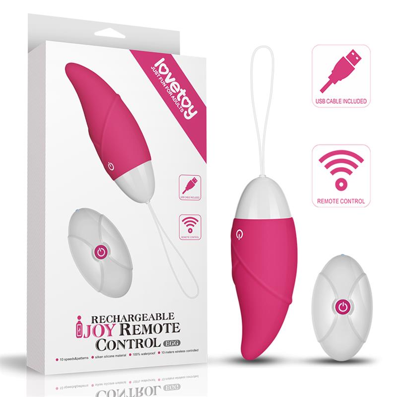 Vibrating Egg iJoy Remote Control USB Pink