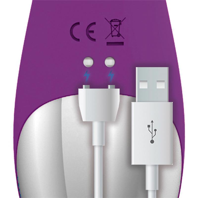 No Eleven Vibrator with Bunny G Spot and Pulse Function Magnetic USB Silicone