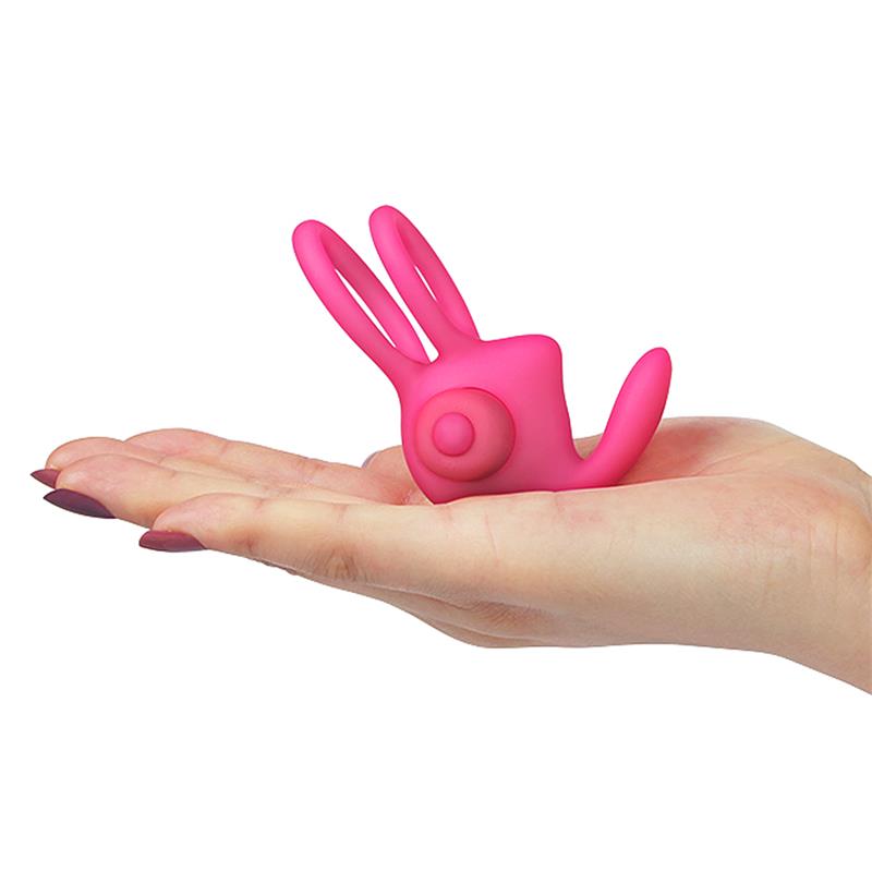 Double Vibrating Cockring Power Clit Duo Pink