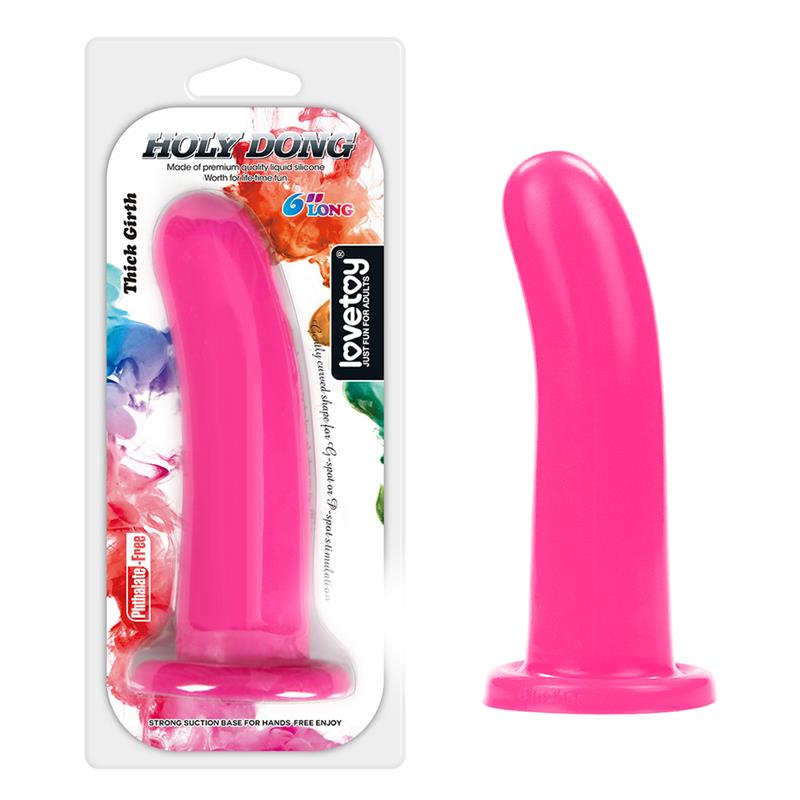 Stimulator Holy Dong 6 Liquid Silicone Pink