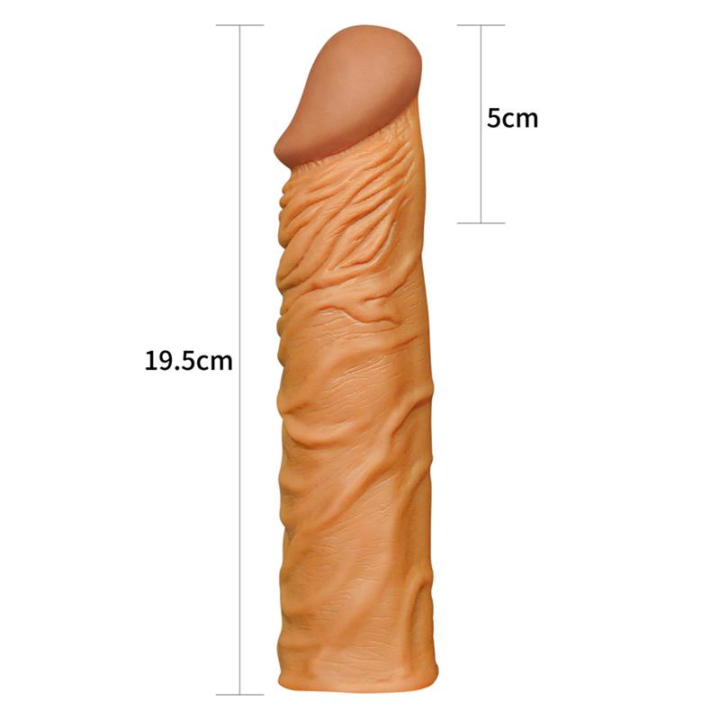 Penis Sleeve Add 2 Pleasure X Tender Brown