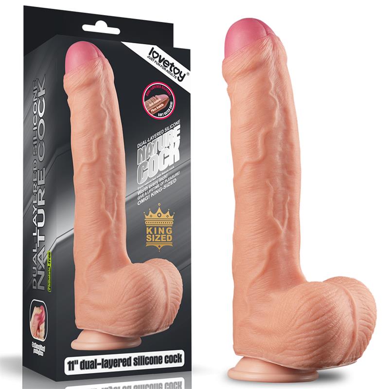 Dildo Nature 11 Dual Layer Flesh