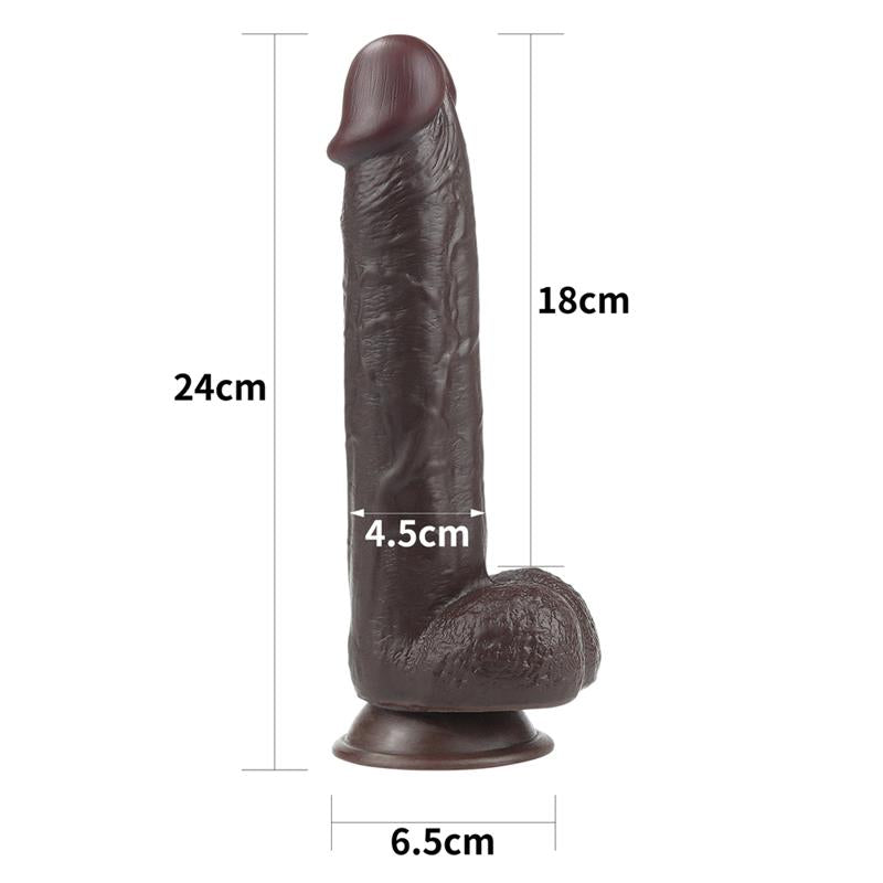 Dildo Sliding 95 Black