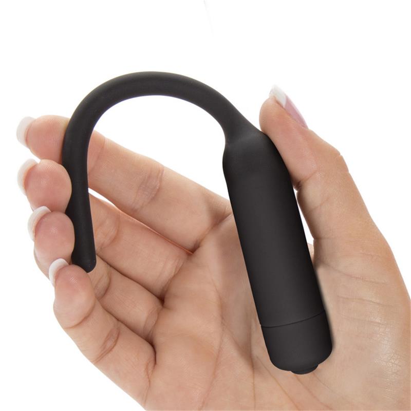 Urethral Dilator with vibe Black