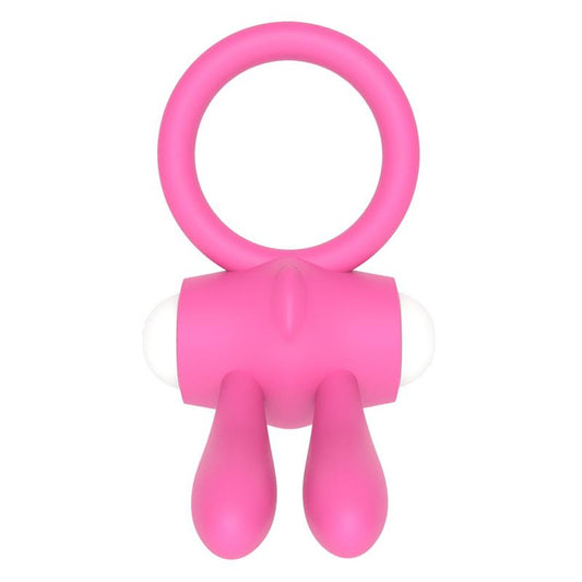 Vibrating Cockring Power Clit Pink