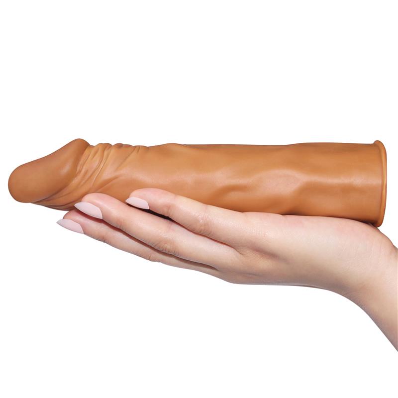 Penis Sleeve Add 2 Pleasure X Tender Brown