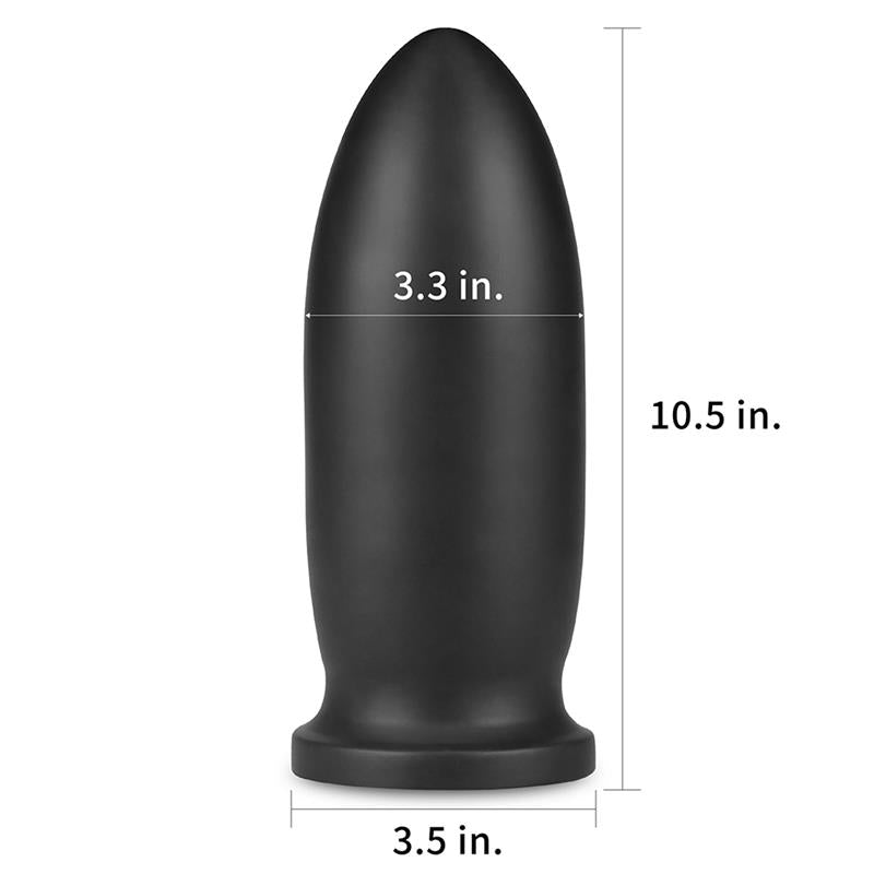 Dildo King Sized Anal Bomber 9 Black