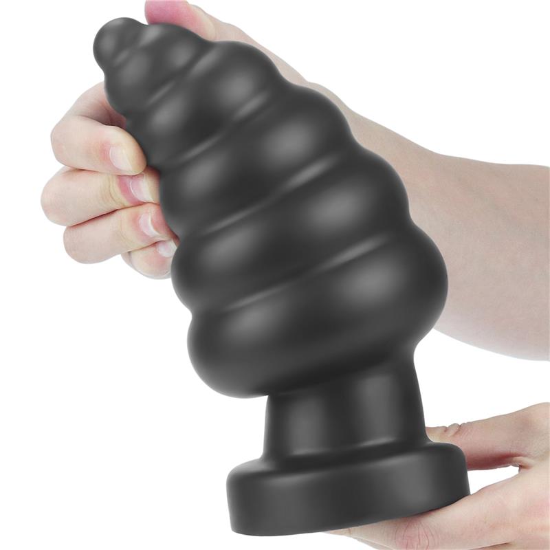 Vibrating Anal Plug King Sized 7 Black