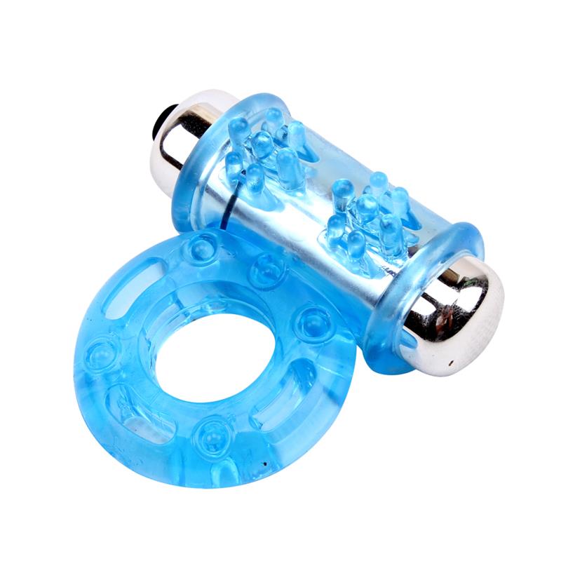 Vibrating Bull Ring Blue