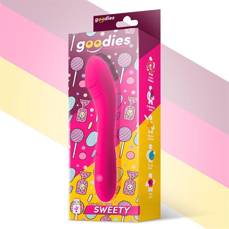 Sweety G Spot Vibe USB Silicone Fuchsia