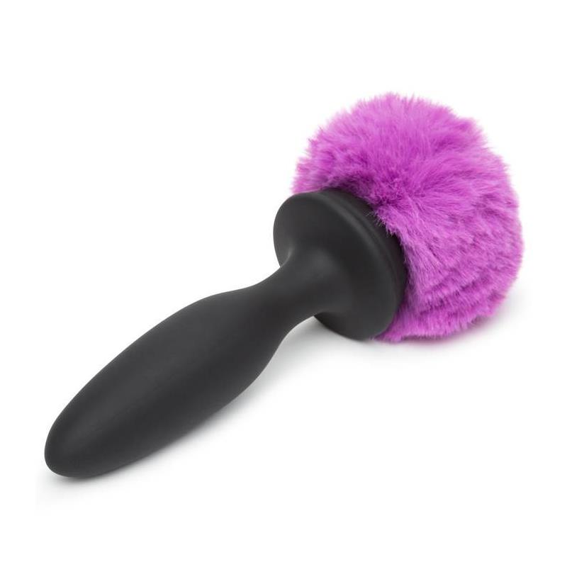 Butt Plug with Vibration and Remote Control Double Base Purple Small