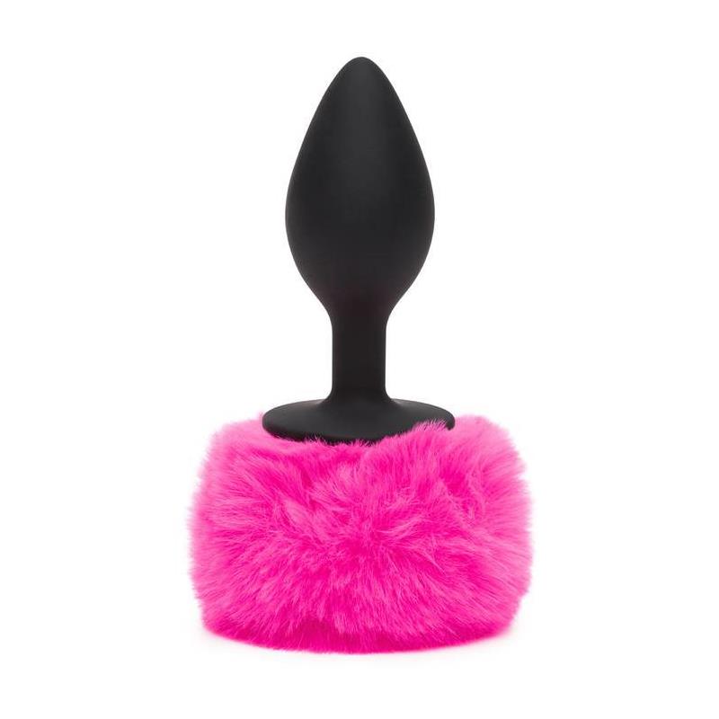 Butt Plug with Fur Tail Pink Large