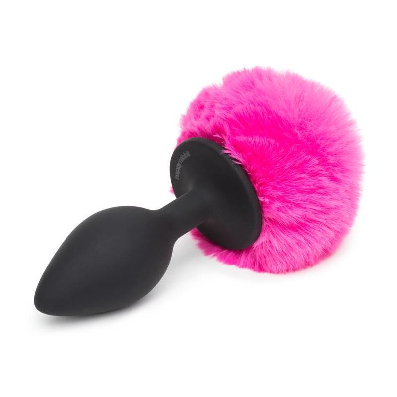 Butt Plug with Fur Tail Pink Large