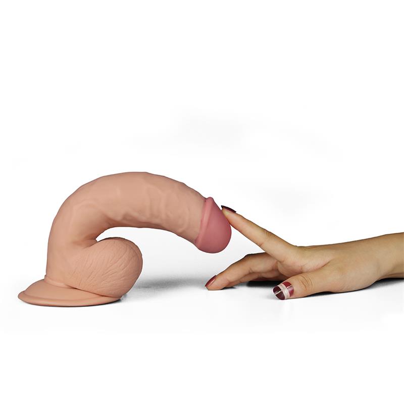 Dildo The Ultra Soft Dude with Vibration 75 Flesh