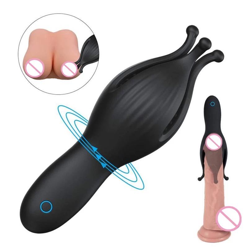 Krone Tip Cup Masturbator for Men Silicone USB