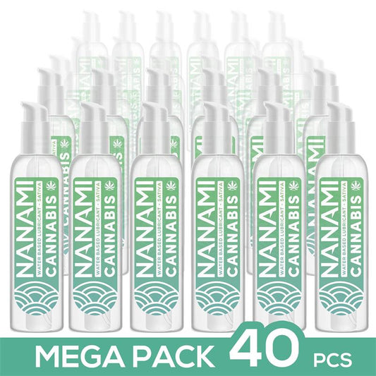 Pack de 40 Water Based Lubricant Cannabis 150 ml