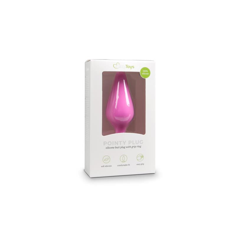 Pink Buttplugs With Pull Ring Small