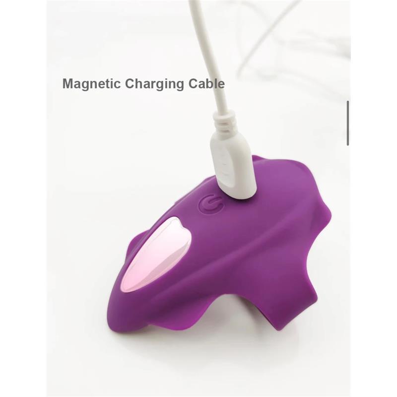 No Seventeen Panty Stimulator Remote Control Magnetic USB Purple