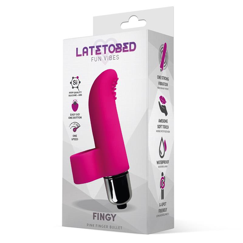 Fingy Finger Bullet Silicone Pink