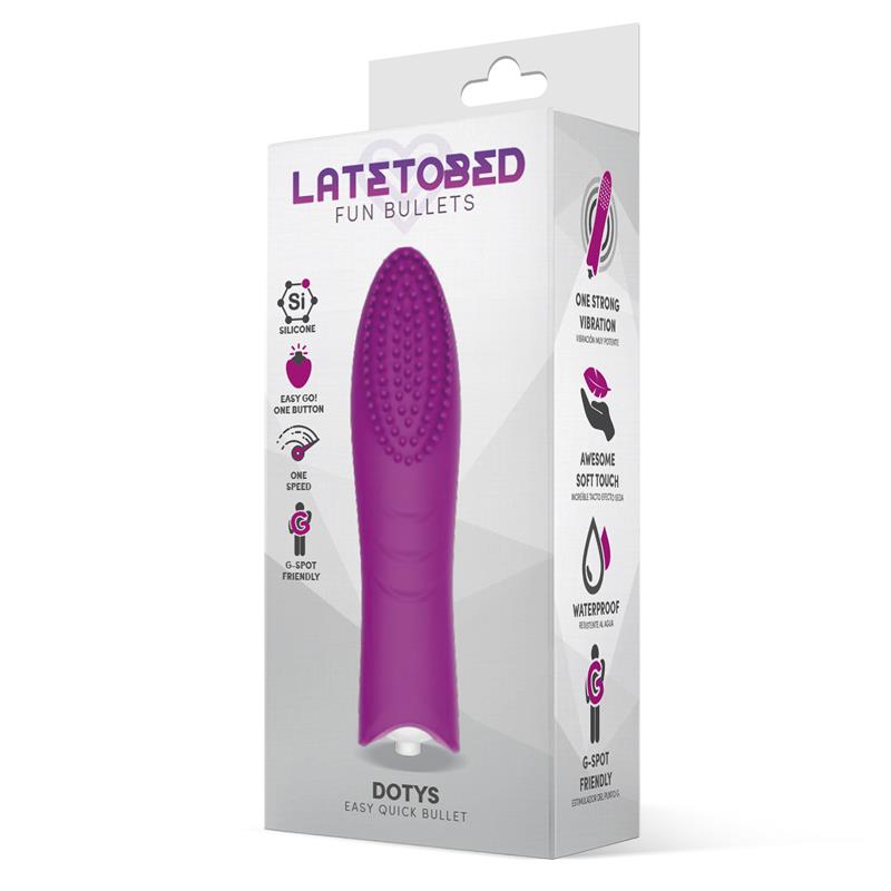 Dotys Easy Quick Vibrating Bullet Silicone Purple