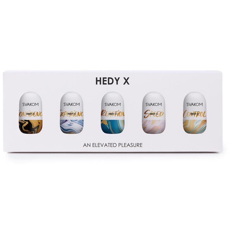 Hedy X Mix Textures Masturbator Egg Pack of 5