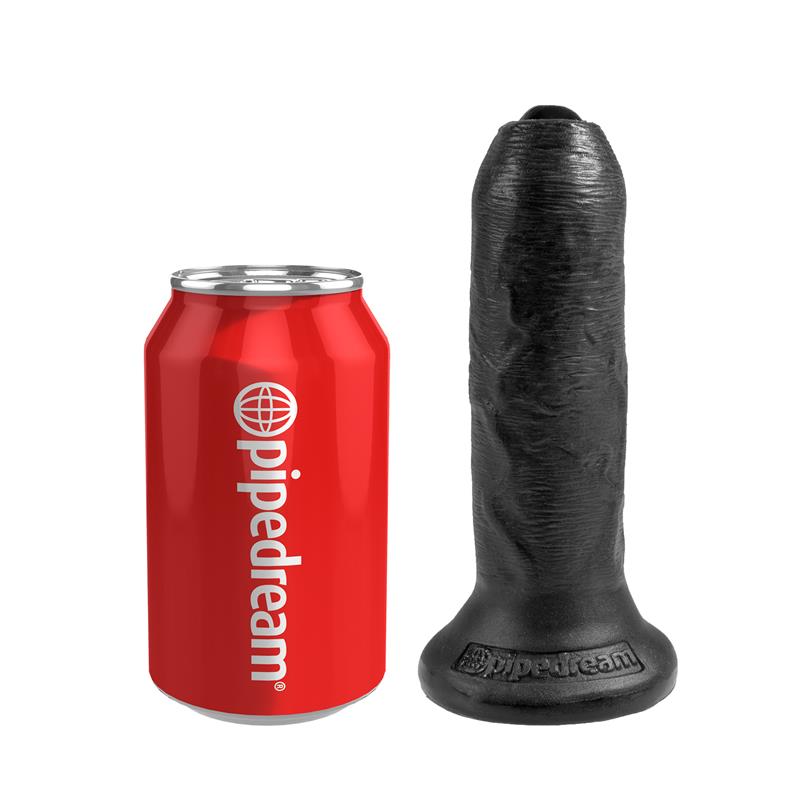 Realistic Dildo with Movable Foreskin Black 6