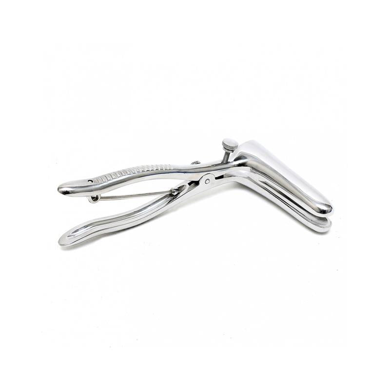 Anal Speculum with 2 Spoons Chrome Silver