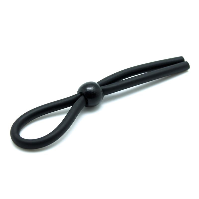 Rimba Latex Play Penis Strap Black