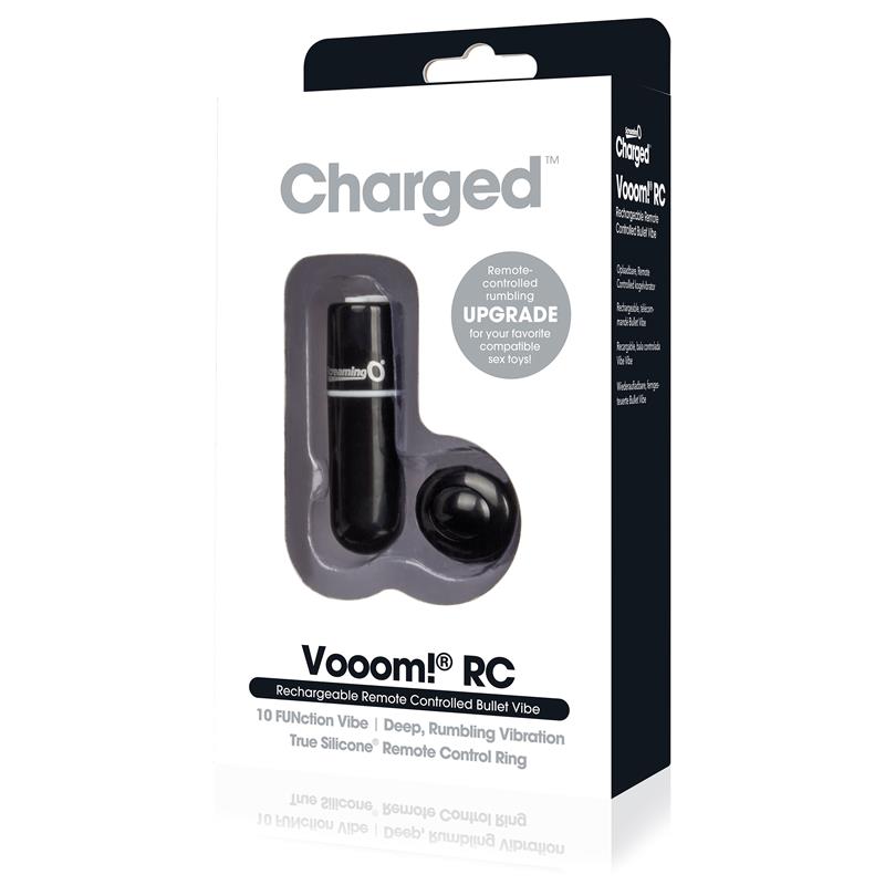 Charged Vooom Remote Control Bullet Black