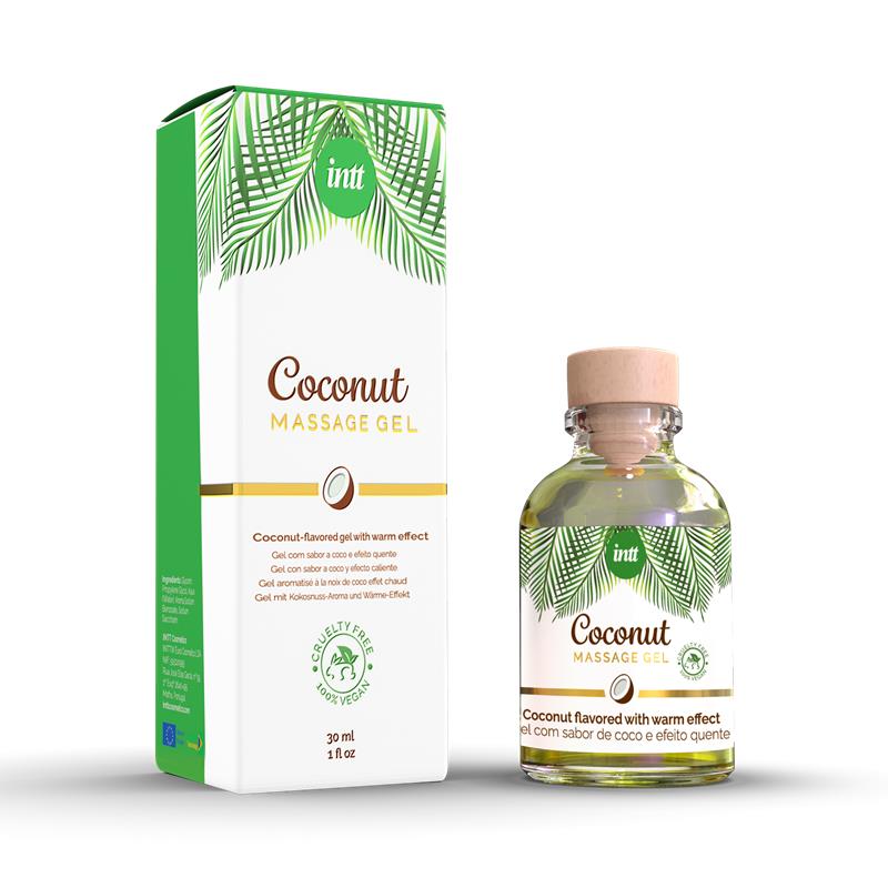 Massage Gel Coconut 100 Vegan Kissable 30 ml