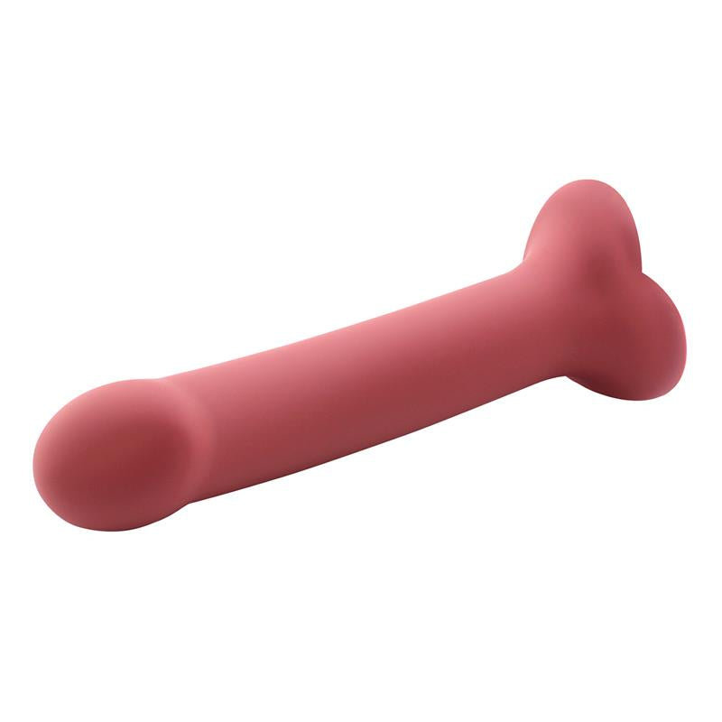 Bouncy Liquid Silicone Dildo Hiper Flexible 65 165 cm Size S Burgundy