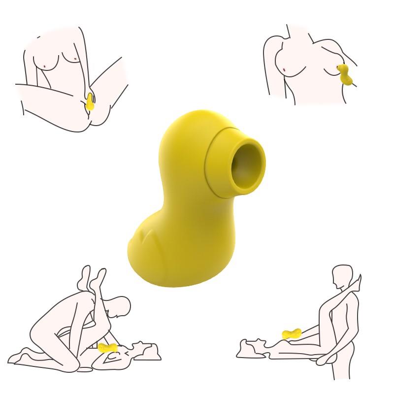 Twiity Clitoris Sucker USB Silicone Yellow