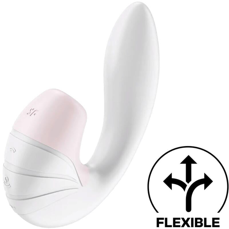 Supernova Clitoris Sucker and Vibe Super Flexible USB White