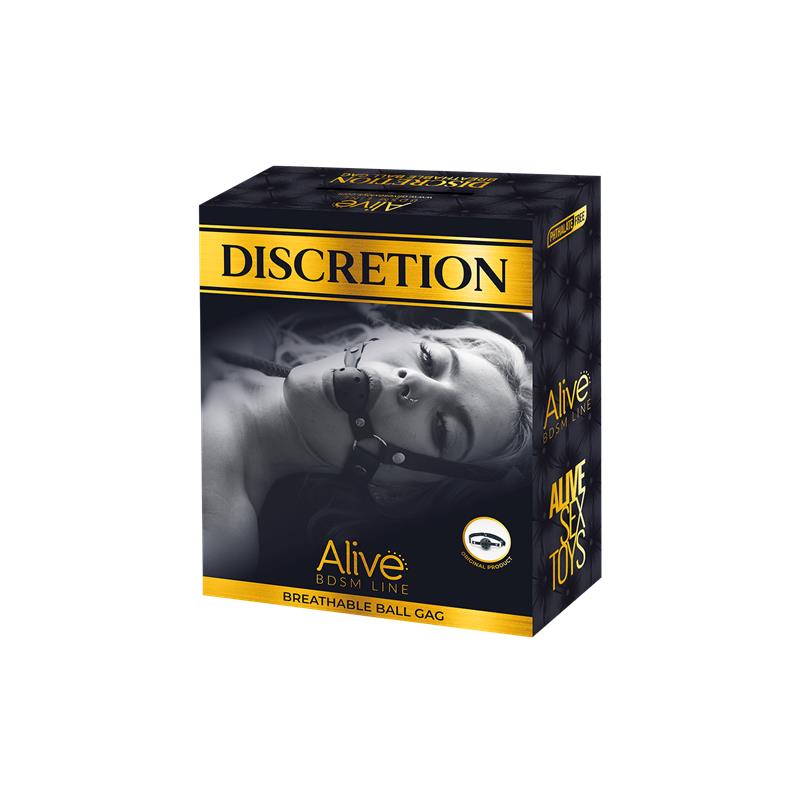 Discretion Breathable Gag Black