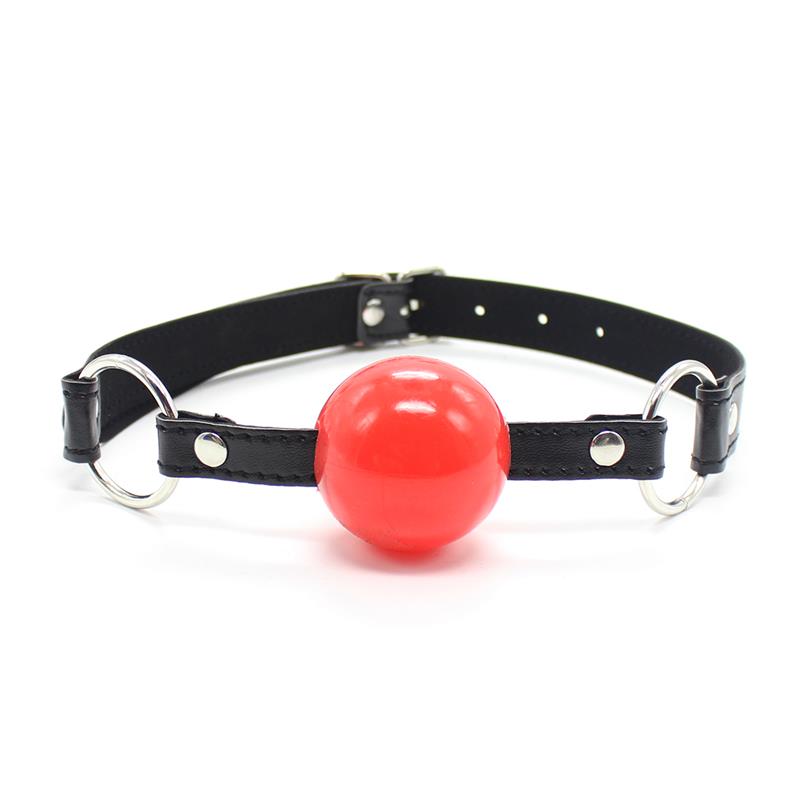 Ball Gag Black Red