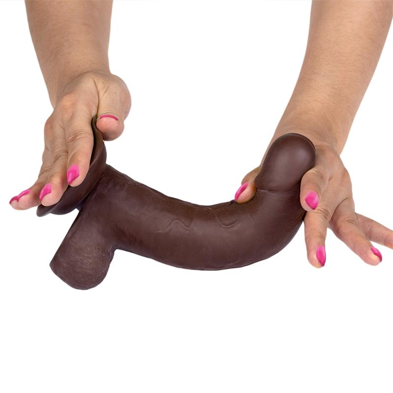 Slidy Realistic Dildo Dual Layer Retractable and Adjustable 8