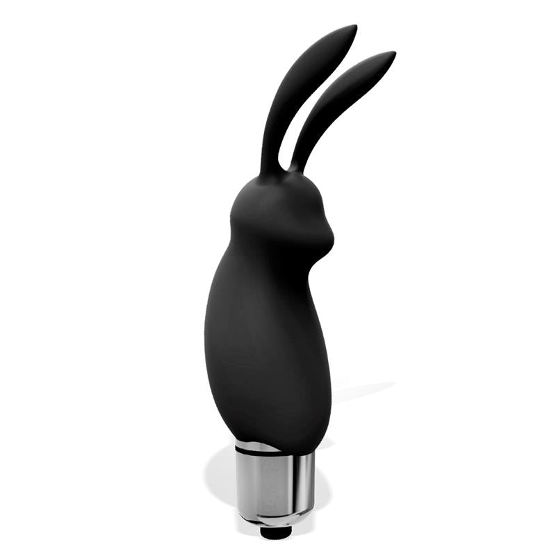 Hopye Rabbit Vibrating Bullet Silicone Black