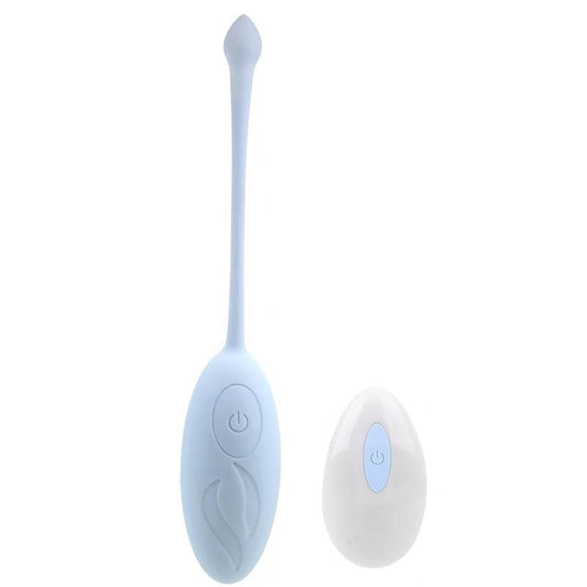 Vibrating Egg with Remote Control Blue